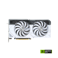 ASUS DUAL-RTX4070S-O12G-WHITE RTX 4070 SUPER Dual Graphics Card 12GB GDDR6X VRAM PCIe 4.0 x16 HDMI 2.1a