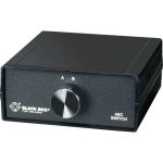 Black Box Manual Desktop Switch - RJ45 2-to1 CAT5 Ethernet 10 Mbps - 3 Ports - Ethernet - 10Base-T - 2 Layer Supported - Lifetime Limited Warranty