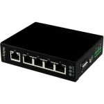 StarTech.com 5 Port Unmanaged Industrial Gigabit Ethernet Switch - DIN Rail / Wall-Mountable - Network up to 5 Ethernet devices through a rugged  industrial Gigabit Ethernet switch - 5