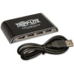Tripp Lite 4-Port Desktop Hi-Speed USB 2.0 USB 1.1 Hub 480Mbps 4ft Cable - 4 x Type A Female USB 2.0 USB Downstream  1 x 5-pin Mini Type B Female USB 2.0 USB Upstream - Externalin