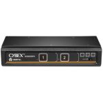 VERTIV Cybex SC820DPH-400 KVM SwitchboxVertiv Cybex SC800 Secure KVM | Single Head | 2 Port Universal DisplayPort | NIAP version 4.0 Certified (SC820DPH-400) - Secure Desktop KVM Switch