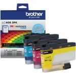 Brother INKvestment LC4063PK Original Standard Yield Inkjet Ink Cartridge - Cyan  Magenta  Yellow - 3 Pack - 1500 Pages (Per Cartridge)