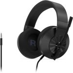 Lenovo Legion H200 Gaming Headset - Stereo - Mini-phone (3.5mm) - Wired - 32 Ohm - 50 Hz - 20 kHz - Over-the-head - Binaural - Ear-cup - 6.56 ft Cable - Uni-directional  Noise Cancellin