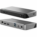 Alogic MX3 Docking Station - for Notebook/Smartphone/Monitor - Memory Card Reader - SD  microSD - 100 W - USB Type C - 3 Displays Supported - 4K  5K - 3840 x 2160 - 1 x USB 3.1 Type-C P