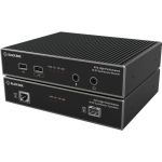 Black Box KVXHP-200 KVM Extender - 2 Computer(s) - 1 Local User(s) - 13123.36 ft Range - 4K - 4096 x 2160 Maximum Video Resolution - 2 x Network (RJ-45) - 6 x USB - DisplayPort - 12 V D