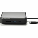 Alogic Dual 4K Universal Compact Docking Station - CD2 - DisplayPort Edition - for Desktop PC/Notebook/Monitor - Memory Card Reader - SD - 100 W - USB Type C - 2 Displays Supported - 4K
