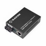 Black Box Pure Networking Transceiver Media Converter - 1 x Network (RJ-45) - 1 x SC Ports - DuplexSC Port - Multi-mode - 850 nm Fiber - Gigabit Ethernet - 10/100/1000Base-TX  1000Base-