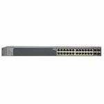 Netgear ProSafe GS728TP Ethernet Switch - 24 Ports - Manageable - Gigabit Ethernet - 10/100/1000Base-T  1000Base-X - 4 Layer Supported - 4 SFP Slots - 264 W Power Consumption - 192 W Po