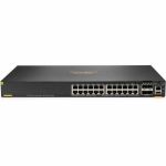 Aruba CX 6200F 24G Class 4 PoE 4SFP+ 370W Switch - 24 Ports - Manageable - Gigabit Ethernet  10 Gigabit Ethernet - 10/100/1000Base-T  10GBase-X - 3 Layer Supported - Modular - 4 SFP Slo