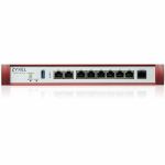 ZYXEL ZyWALL USG FLEX 200H Network Security/Firewall Appliance - 8 Port - 2.5GBase-T  10/100/1000Base-T - 2.5 Gigabit Ethernet - 625 MB/s Firewall Throughput - SSL  DES  3DES  AES (256-