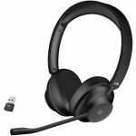 Cyber Acoustics CA Essential Wireless Headset - Microsoft Teams Certification - Stereo - Wireless - Bluetooth - 100 ft - 32 Ohm - 20 Hz - 20 kHz - Over-the-head  On-ear - Binaural - Sup