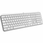 Logitech MX Keys S for Mac  Wireless Keyboard  Fluid  Precise Laptop-Like Typing  Programmable Keys  Backlit  Bluetooth USB C Rechargeable for MacBook Pro  Macbook Air  iMac  iPad (Pale