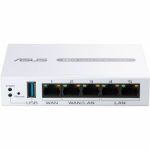 Asus ExpertWiFi EBG15 Router - 5 Ports - 4 RJ-45 Port(s) - 1 WAN Port(s) - 512 GB - Gigabit Ethernet - IEEE 802.1p  IEEE 802.1Q  IEEE 802.3  IEEE 802.3ab  IEEE 802.11i  IEEE 802.3u  IEE