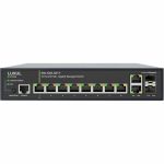 Luxul 12-Port L2/L3 Managed Switch - 8 PoE+ Gigabit Front Facing Ports - 8 Ports - Manageable - Gigabit Ethernet - 1000Base-T  1000Base-X - 3 Layer Supported - Modular - 2 SFP Slots - T