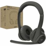 Logitech Zone 305 for Business  Wireless Bluetooth Headset With Microphone  for Google Meet  Google Voice  Zoom  Compatible With Windows  Mac  Chrome  Linux  iOS  iPadOS  Android  Black