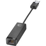 HP USB 3.0 to Gigabit RJ45 Adapter G2 - USB 3.0 Type A - 1 Port(s) - 1 - Twisted Pair - 10/100/1000Base-T - Portable