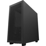 NZXT CM-H71FB-01 H7 Flow Mid-Tower ATX Case Black E-ATX Supported Front I/O USB Type-C Port Quick-Release Tempered Glass