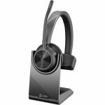 Poly Voyager 4310 Microsoft Teams Certified USB-C Headset with Charge Stand - Microsoft Teams Certification - Siri  Google Assistant - Mono - Wireless - Bluetooth - 298.6 ft - 20 Hz - 2