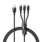 Mcdodo CA-0930 3 in 1 6A Super Fast Charging Cable 3.9' Black