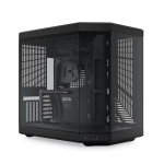 HYTE CS-HYTE-Y70-B Y70 Modern Aesthetic Dual Chamber Panoramic Tempered Glass Mid-Tower ATX Case with PCIE 4.0 Riser Cable