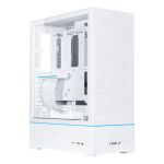 Lian-Li SUP01W White Steel Tempered Glass ATX Mid Tower Computer Case