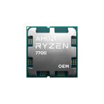 AMD Ryzen 7 7700 Processor OEM/Tray 8 Cores 16 Threads 3.8GHz Base Clock 5.3GHz Max Boost Tray 100-000000592