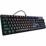 Acer Mechanical Gaming Keyboard - NKW202 - Cable Connectivity - USB Interface - RGB LED - 104 Key - Metal - Mechanical Keyswitch - Black