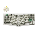 Keychron Q10M-P4 Q10 Max (Alice Layout) QMK/VIAWireless Custom Mechanical Keyboard Fully Assembled Knob Shell White