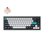 Keychron Q2M-M1 Q2 Max 65% Layout RGB KeyboardWired/Wireless 68 Key Full Assembled Knob Carbon Black Red Switches