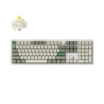 Keychron Q6M-P4 Q6 Max QMK/VIA Wireless CustomMechanical Keyboard Fully Assembled Knob Shell White Gateron Jupiter