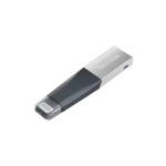 Sandisk SDIX40N-032G-GN6NN iXpand 32GB USB 3.0/Lightning Flash Drive Black Metallic Gray
