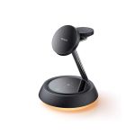 Mcdodo CH-4952 3 in 1 15W Night Light Magnetic Wireless Charging Stand Black