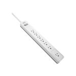 APC PE76WG Essential Surgearrest 7 Outlet 6ft Cord120V White and Grey