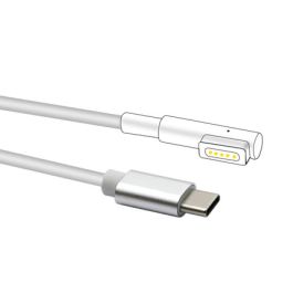 USB-C Type C Female to Magsafe 1 L-Tip Power Adapter Charging Cable works  for Apple MacBook Air Pro 15 inch 17 inch Before Year 2012(with Magsafe 1 L  Shape tip) 