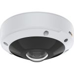 AXIS M3077 6 Megapixel Outdoor Network Camera - Color - Dome - White - 65.62 ft Infrared Night Vision - H.264 (MPEG-4 Part 10/AVC)  H.265 (MPEG-H Part 2/HEVC)  H.264  H.265  MJPEG - 256