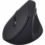 V7 MW500BT Dual Mode Bluetooth 2.4Ghz Vertical Ergonomic Mouse Black Right Hand Wireless Connectivity USB Interface 1600dpi - Scro