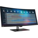 Lenovo ThinkVision P40w-20 39.7in 5K2K WUHD Curved Screen WLED LCD Monitor - 21:9 - Raven Black - 40in Class - In-plane Switching (IPS) Technology - 5120 x 2160 - 1.07 Billion Colors -