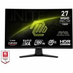 MSI MAG 274CQF 27 inch Curved 2K resolution Gaming Display monitor 180Hz - 27in Viewable - Rapid Vertical Alignment (VA) - LED Backlight - 2560 x 1440 - 16.7 Million Colors - Adaptive S