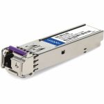 AddOn Cisco GLC-BX-U Compatible TAA Compliant 1000Base-BX SFP Transceiver (SMF  1310nmTx/1490nmRx  10km  LC  DOM) - 100% compatible and guaranteed to work