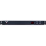 CyberPower PDU15M2F10R 100 - 125 VAC 15A Metered PDU - 12 Outlets  15 ft  NEMA 5-15P  Horizontal  1U  Lifetime Warranty