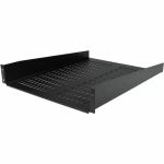 StarTech CABSHELF22V 2U 22in Vented Rack Mount Shelf - Fixed Server Rack Cabinet Shelf - 50lbs / 22kg