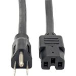 Tripp Lite P019-004 Heavy Duty Power Cord 16A14AWG NEMA 5-15P to IEC-320-C15 4-ft.