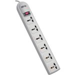 Tripp Lite by Eaton Protect It! 230V 6-Universal Outlet Surge Protector  1.8M Cord  German/French Plug  750 Joules - Receptacles: 6 - 750J