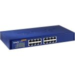 Tenda 16-Port 10/100/1000 Gigabit Switch - 16 Ports - 10/100/1000Base-T - 2 Layer Supported - 1U High - Desktop  Rack-mountable