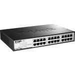 D-Link DGS-1024D 24-Port Gigabit Unmanaged Metal Desktop or Rackmount Switch - 24-Port Gigabit Unmanaged Metal Desktop or Rackmount Switch