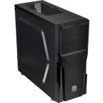 Thermaltake Versa H21 Mid-tower Chassis - Mid-tower - Black - Steel - 6 x Bay - 1 x 4.72in x Fan(s) Installed - 0 - Micro ATX  ATX Motherboard Supported - 9.26 lb - 3 x Fan(s) Supported