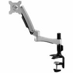 Amer Mounts Long Articulating Monitor Arm with Clamp Base for 15in-26in LCD/LED Flat Screens - Supports up to 22lb monitors  +90/- 20 degree tilt and VESA 75/100