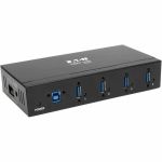 Eaton Tripp Lite Series 4-Port Industrial-Grade USB 3.x (5Gbps) Hub - 20 kV ESD Immunity  Metal Housing  Mountable - USB - External