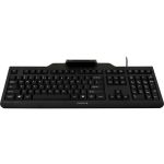 CHERRY KC 1000 SC Wired Keyboard - Full Size Black Integrated Smart Card Reader FIPS201 Certified