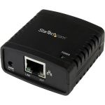 StarTech.com 10/100Mbps Ethernet to USB 2.0 Network LPR Print Server - USB Print Server with 10Base-T/100Base-TX Auto-sensing - 1 x USB - 1 x Network (RJ-45) - Fast Ethernet - External